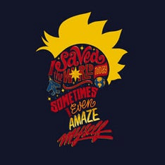 Captain Marvel Fototapete