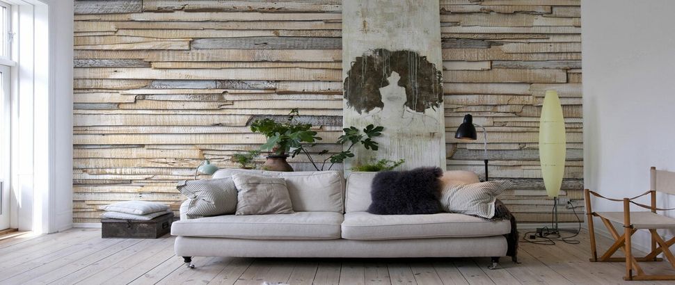 Holz Tapete kaufen bei Fototapetenkoenig