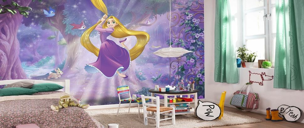 Fotobehang van Disney Rapunzel bij Fotobehangkoning Fotobehang van Disney Rapunzel bij Fotobehangkoning