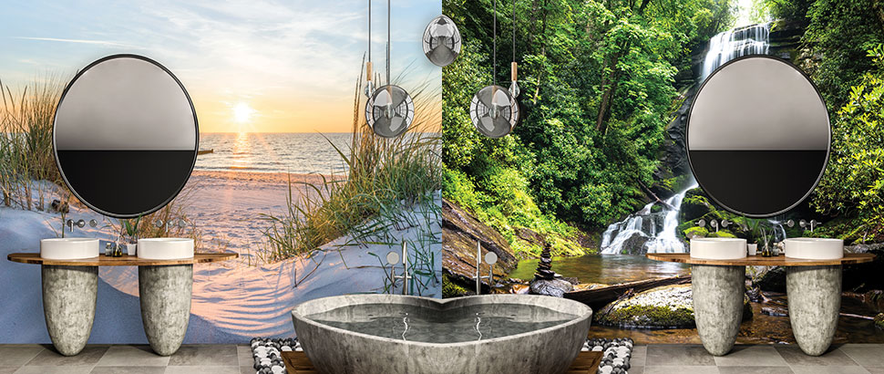 Badezimmer Tapete kaufen bei Fototapetenkoenig