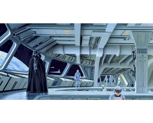 Star Destroyer Deck Star Wars Fototapete, perfekt für Sci-Fi-Liebhaber.