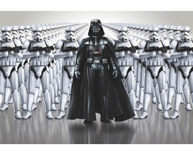Star Wars Imperial Force Fototapete mit der bedrohlichen imperialen Macht, ideal für einen Star Wars Fan.