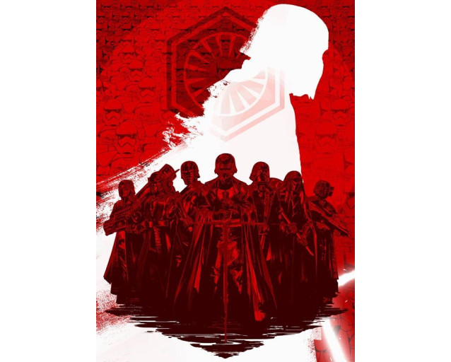 Supreme Leader Snoke Star Wars Fototapete, ideal für die Fans der neuen Trilogie.