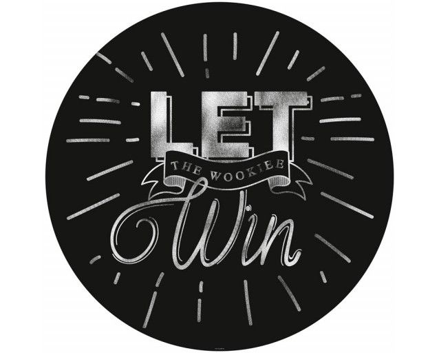 Chewbacca mit dem Text