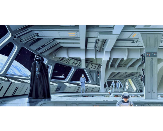 Star Destroyer Deck Star Wars Fototapete, perfekt für Sci-Fi-Liebhaber.