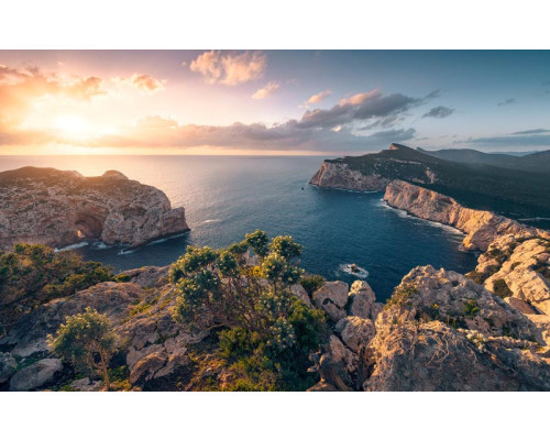 Mittelmeer-Spektakel Landschaft Piana Fototapete, mit atemberaubenden Ausblicken.