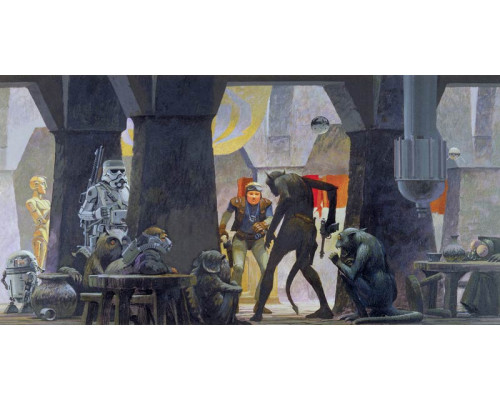Star Wars Mos Eisley Streets Fototapete, ideal für den echten Star Wars Fan.