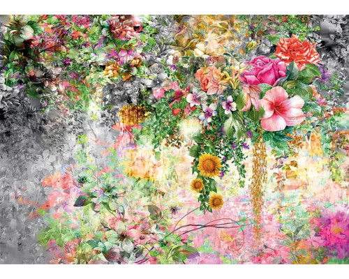 Fototapete Aquarell Floral