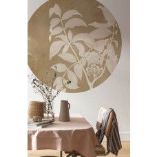 Ein Wandkreis mit einem Zweigdesign im Retro-Stil, perfekt für ein Schlafzimmer.