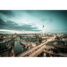 Berlin Fototapete mit Blick auf die deutsche Hauptstadt.