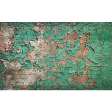 Beschädigte Betonwand auf Fototapete, perfekt für industrielle Räume.