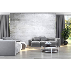 Eine industrielle Fototapete mit einer Betonwand für das Wohnzimmer.