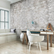 Fototapete Betonwand im Industriestil für das Wohnzimmer.