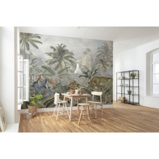 Eine Disney Lion King Fototapete mit einer beeindruckenden Berglandschaft im Kinderzimmer.