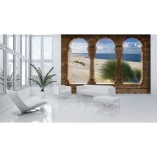 Fototapete 3D Strandansicht