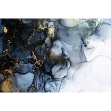 Eine Fototapete mit einer abstrakten Marmorwand mit grauen und weißen Tönen, die eine moderne und minimalistische Ausstrahlung hat.