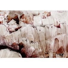 Fotobehang met abstracte textuur in beige en bruin tinten