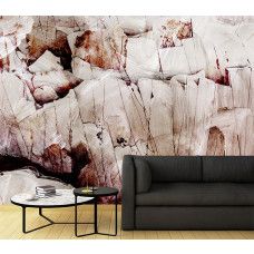 Fotobehang met abstracte textuur in beige en bruin tinten