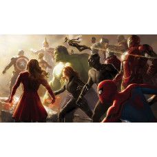 Fototapete Avengers letzte Schlacht, die ultimative Schlacht aus den Marvel-Filmen.
