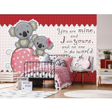 Eine Fototapete mit Sprüchen für Babyzimmer, Kinderzimmer und Mädchenzimmer.