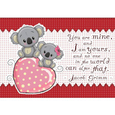 Fototapete für Babyzimmer mit Sprüchen, positiv und inspirierend.