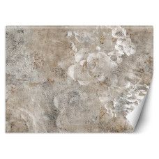 Fotobehang met betonstructuur in beige tinten