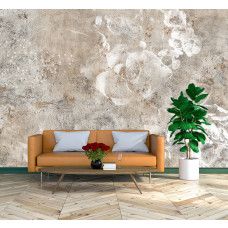 Fotobehang met betonstructuur in beige tinten
