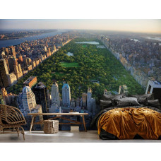 Fototapete von Central Park in New York, Manhattan, eine wunderschöne Darstellung der Stadt für das Schlafzimmer.