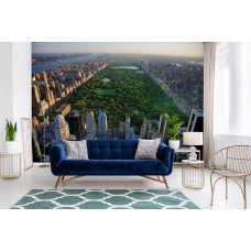Fototapete von Central Park in New York, Manhattan, perfekt für ein Wohnzimmer, das den urbanen Charme widerspiegelt.