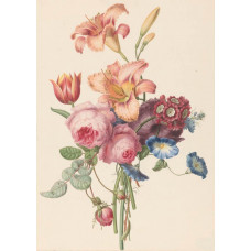 Fototapete eines Blumenstrauß-Gemäldes von Henriette Geertruida Knip, Rijksmuseum.