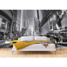 Eine Fototapete von gelben Taxis am Times Square in New York, Manhattan für das Schlafzimmer.