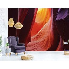 Fototapete mit einer Höhle mit 3D-Effekt für Schlafzimmer und Wohnzimmer.