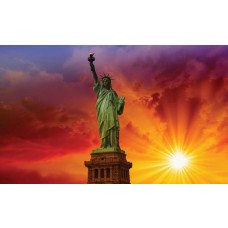 Fototapete der Freiheitsstatue in New York, Amerika Symbol.