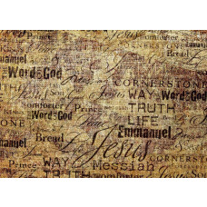 Eine Fototapete mit einer inspirierenden Leinwand Glauben.