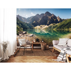 Fototapete Kristallklares Bergmeer