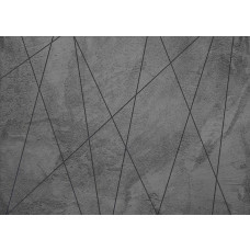 Eine Fototapete mit Linien auf Beton, ideal für die Schaffung eines minimalistischen, kühnen Looks in jedem Raum.