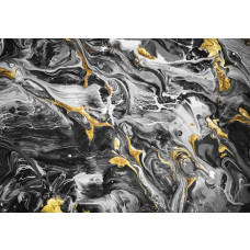 Fototapete aus Marmor mit goldenen Akzenten, abstrakt und stilvoll.