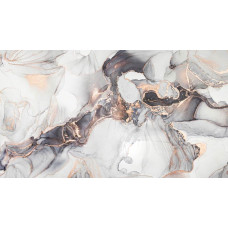 Fototapete aus Marmor mit goldenen Akzenten in einem abstrakten und industriellen Stil, mit Grautönen als Basis.