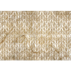 Fototapete mit feinen goldenen Linien auf einem Hintergrund aus weichem Marmor, der einen eleganten und luxuriösen Look erzeugt.