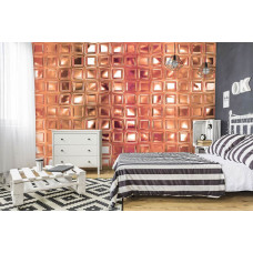 Eine Mosaļek-Glas-Fototapete als Kunst für das Wohn- und Schlafzimmer.