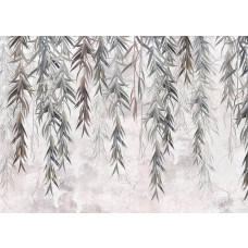 Fototapete Natur trifft Industrial mit Hängepflanzen, eine perfekte Balance zwischen Natur und modernem Industrie-Look für jeden Raum.