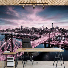 Eine Fototapete von New York City in Amerika für das Büro.