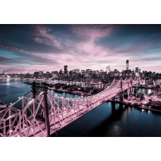 Fototapete von New York City, amerikanische Stadtszene.