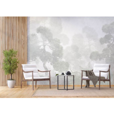 Fototapete mit einem Ostgarten in einem Geschäftsraum, fügt der Arbeitsumgebung eine beruhigende und inspirierende Note hinzu.