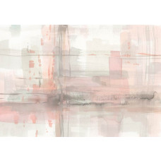 Fototapete mit pastellfarbener abstrakter Malerei in einem verspielten und kreativen Stil.