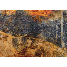 Eine Fototapete mit einer Betonwand im industriellen Stil.