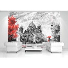 Fototapete Gemälde von Berlin