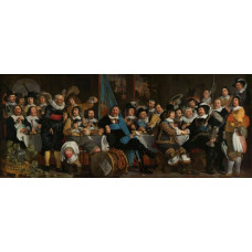 Fototapete des Milizmahls zur Feier des Friedens von Münster.