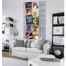 Eine Fototapete mit Star Wars