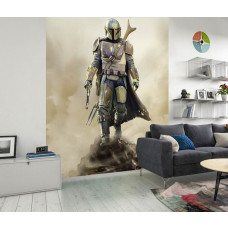 Eine Fototapete des Mandalorianers 